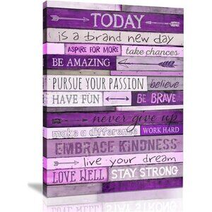 Inspirational WallArt with Office Wall Decor for Bedroom Teen Girl Wall Pictures